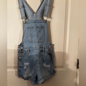 Rue21 Distressed Overalls